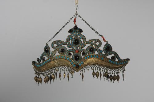 0367 Tilla-kosh (diadem). Tashkent , nineteenth century